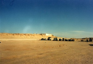 West-Africa overland, border crossings Guergerat