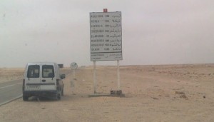 over land naar West-Afrika
