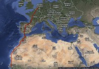 auto rijden naar Afrika