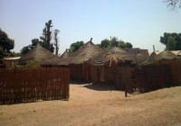 Senegal traditionele huisjes